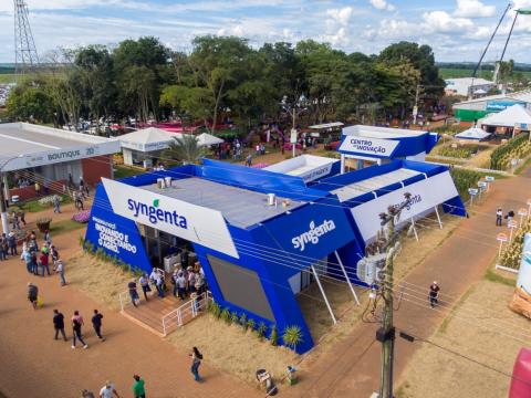 Estande da Syngenta no evento Tecnoshow Comigo 2024