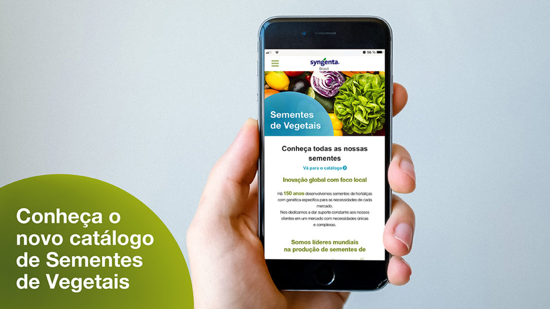 Conheça o novo catálogo de Sementes de Vegetais