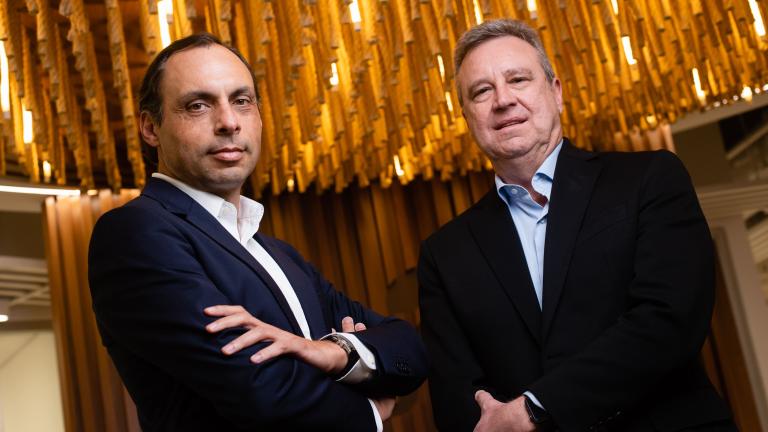 Juan Pablo Llobet, Presidente LATAM da Syngenta Proteção de Cultivos e  Jorge Buzzetto, Diretor de Operações da Syngenta Proteção de Cultivos na América Latina.