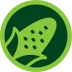 Ícone verde de milho