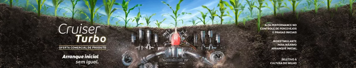 Banner do Cruizer Turbo com a ilustração de um motor embaixo da terra